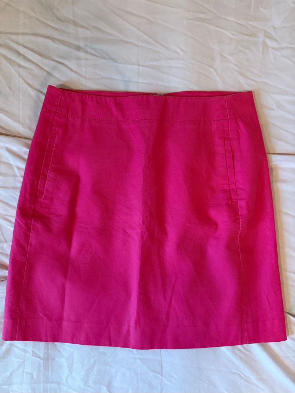 LOFT Bright Pink Pencil Skirt